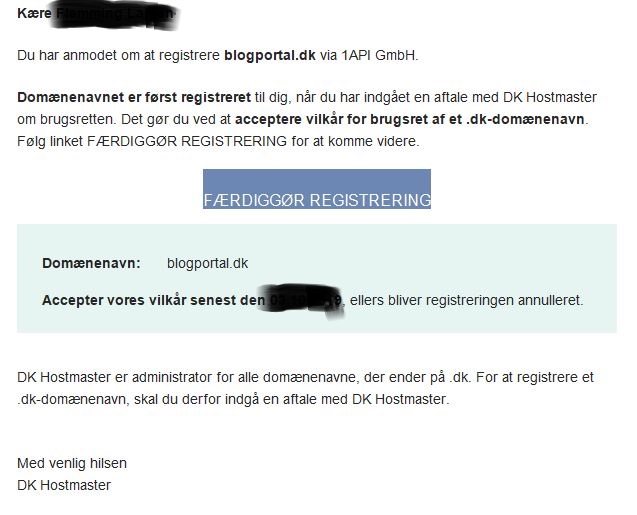 Aktiver domæne