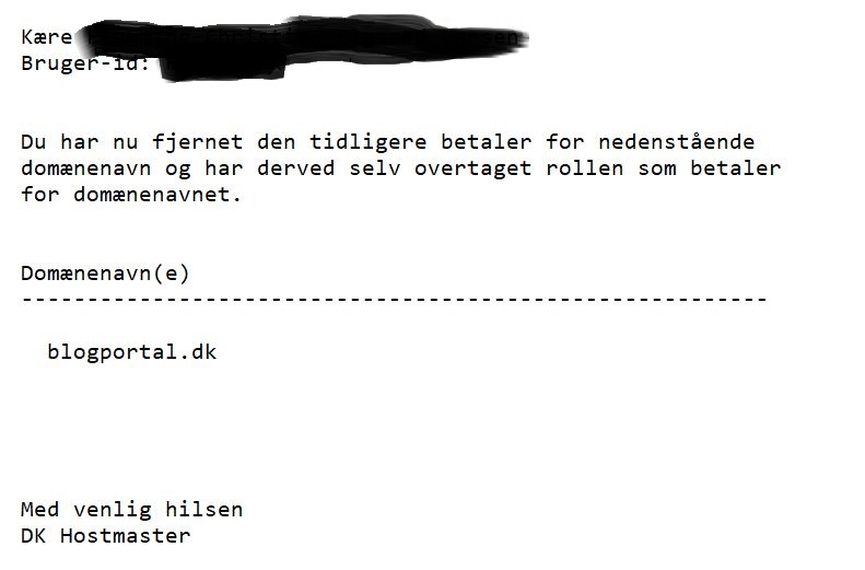 Betaling dk hostmaster