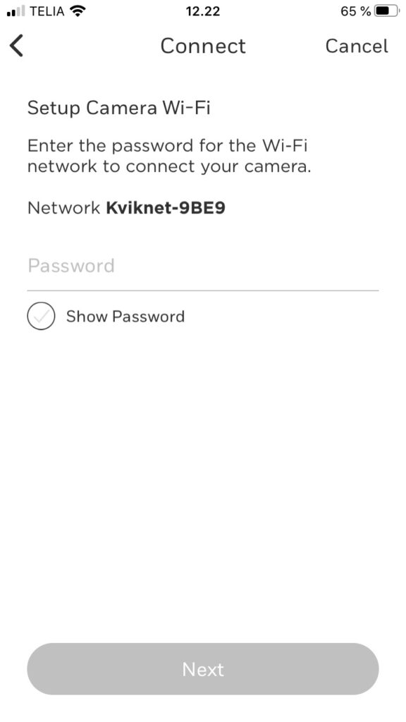Honeywell Home C2 Wi-Fi Security Kamera