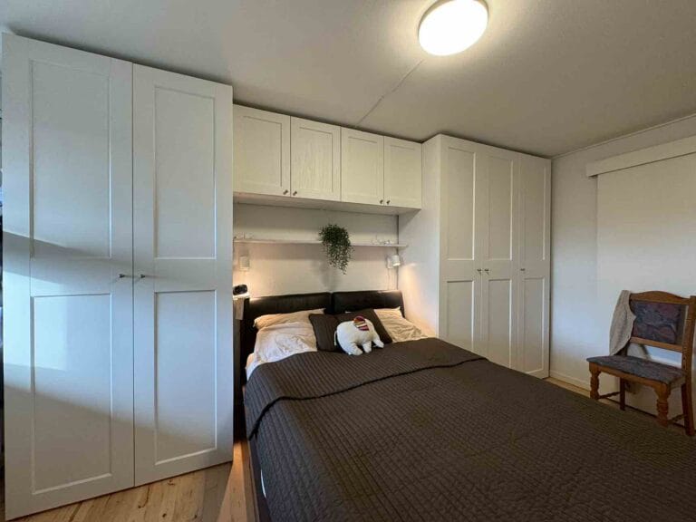 minimalistisk soveværelse