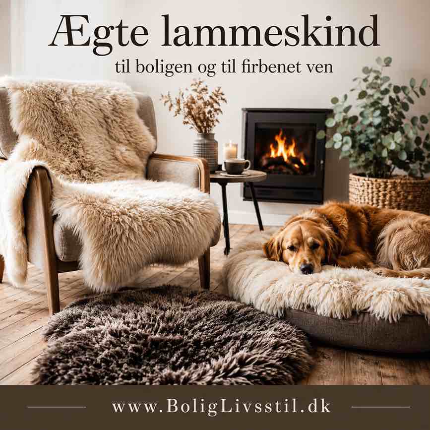 Ægte lammeskind – til boligen og din firbenede ven